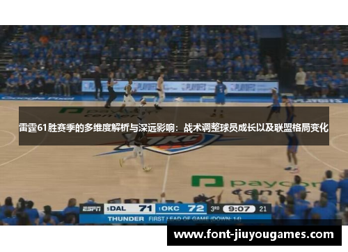 雷霆61胜赛季的多维度解析与深远影响：战术调整球员成长以及联盟格局变化